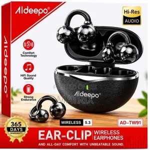 Aldeepo Wireless Ear Clip Earbuds
