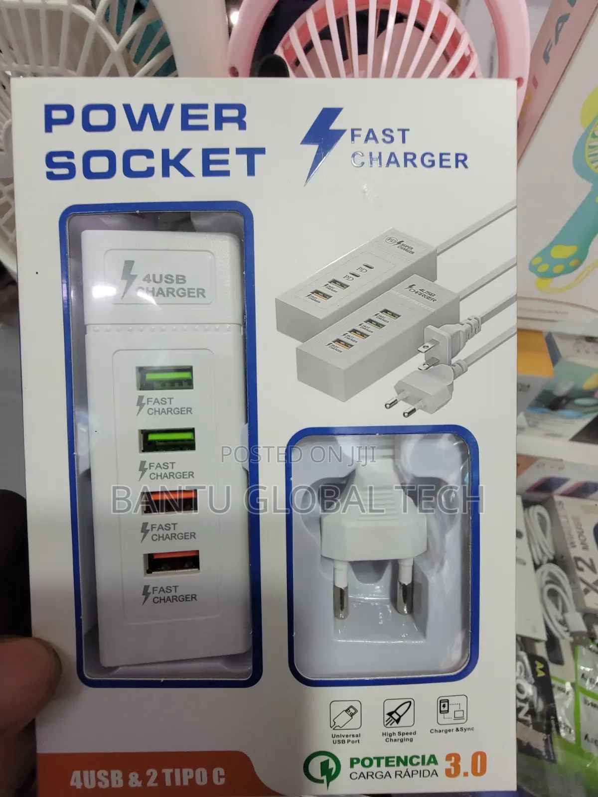 Fast Charge Power Socket Hub