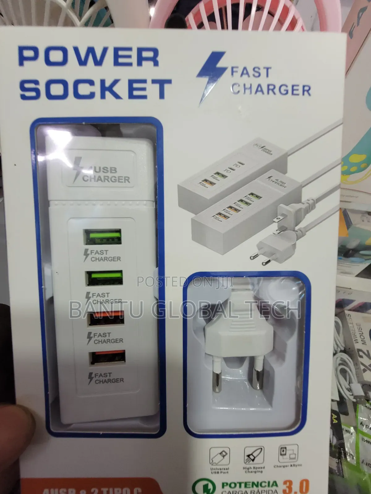 Fast Charge Power Socket Hub