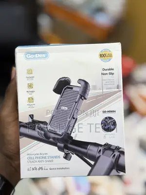 Go Des Bicycle Motorcycle Phone Holder With Corner Guard Secure Grip