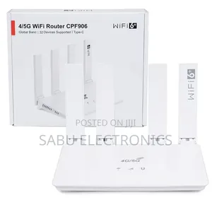 4g/5g Wifi 6 Router –Open to All Sim Card Router With an Ethernet Port