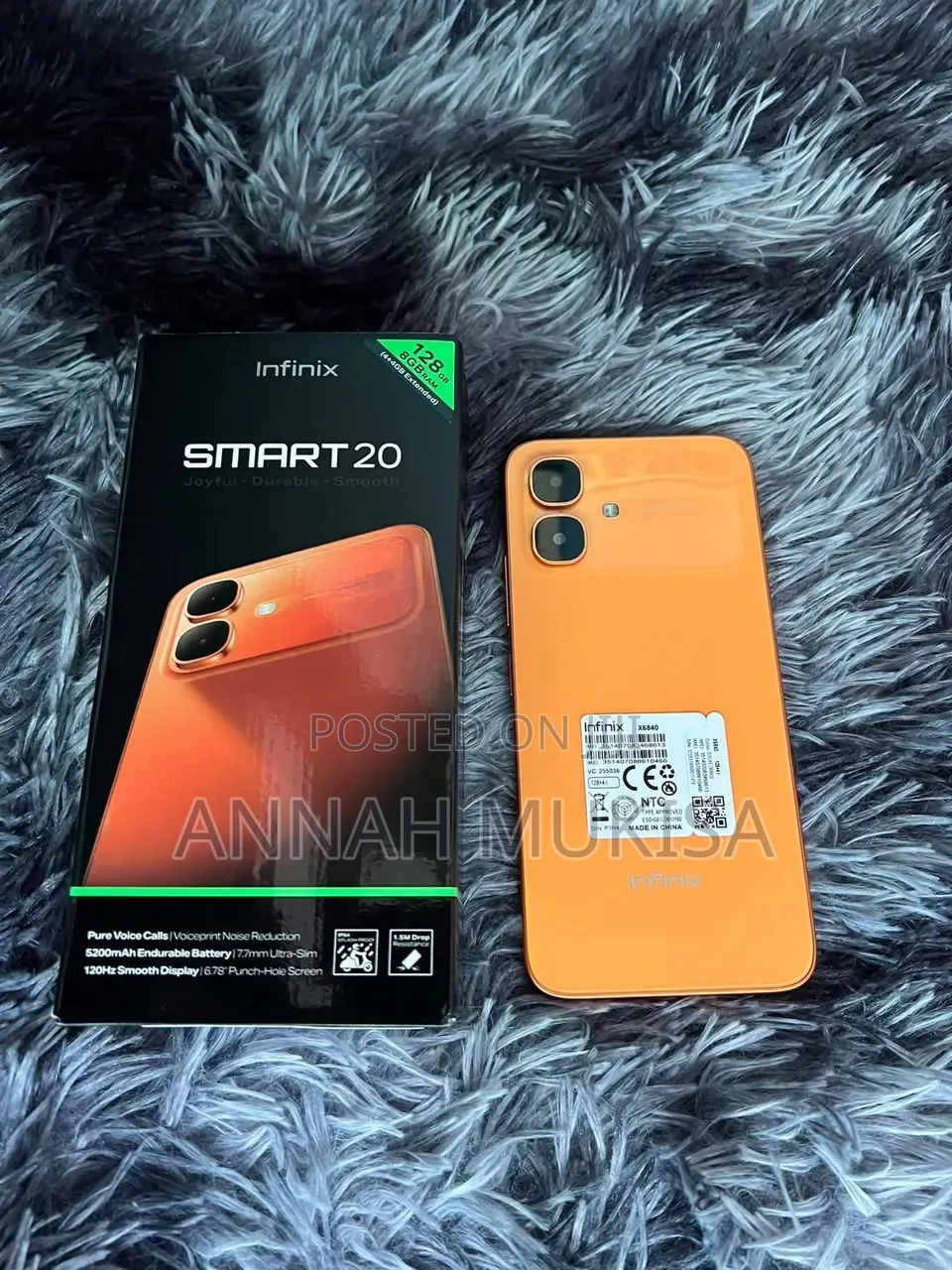 New Infinix Smart 20 128 GB Orange