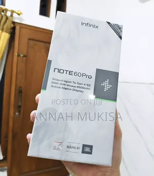 New Infinix Note 60 Pro 256 GB Gray