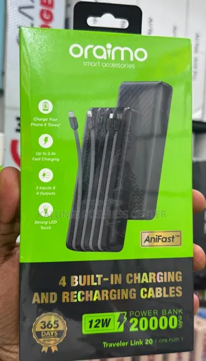 Power Bank Oraimo 20000mah Power Bank