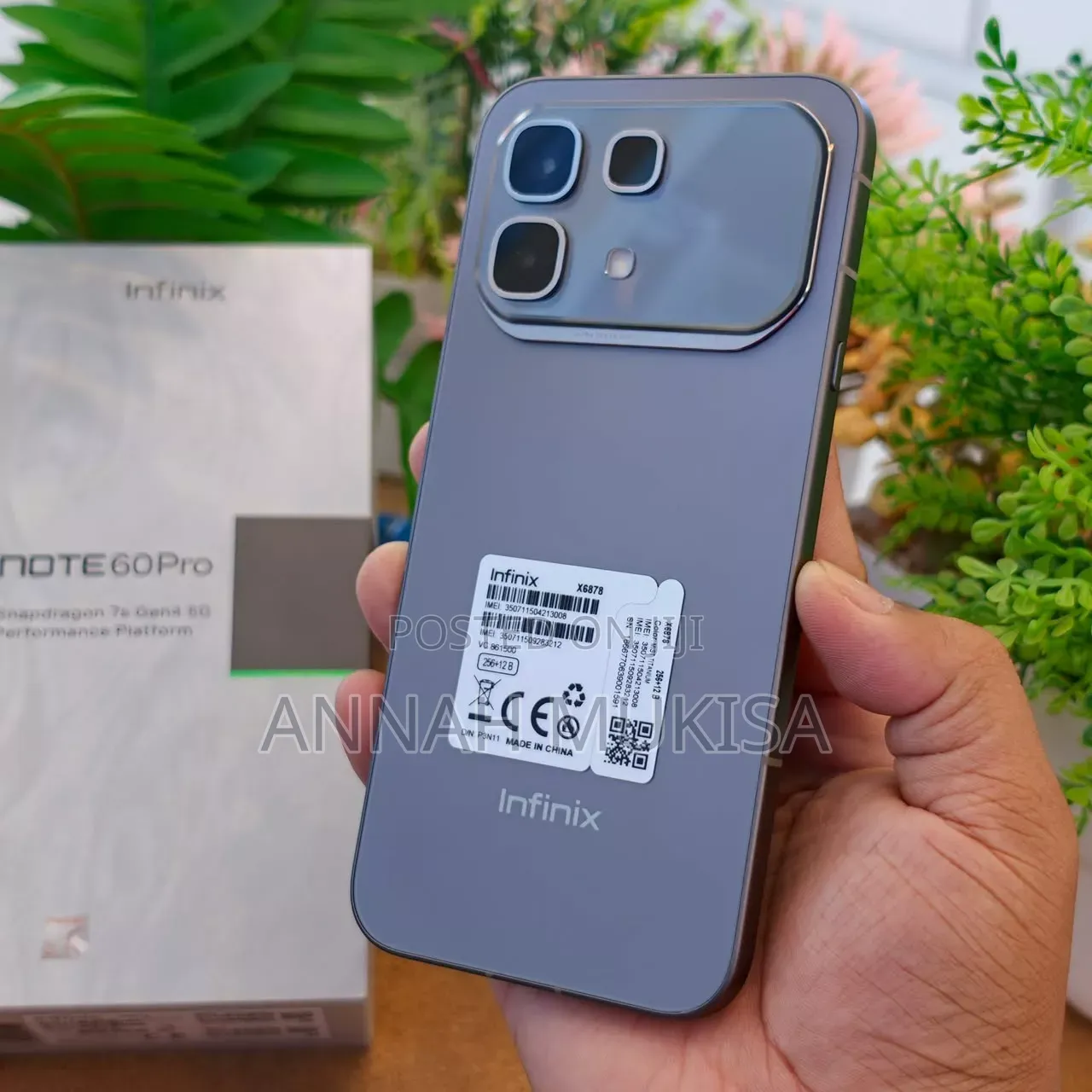 New Infinix Note 60 Pro 256 GB Gray