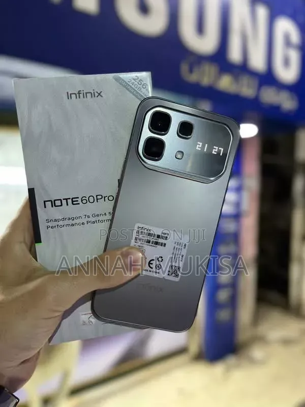 New Infinix Note 60 Pro 256 GB Gray