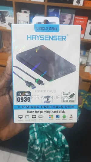 Haysenser 2.5" Micro Portable Disk Usb 3.2 Gen 1 Hard Drive Enclosure