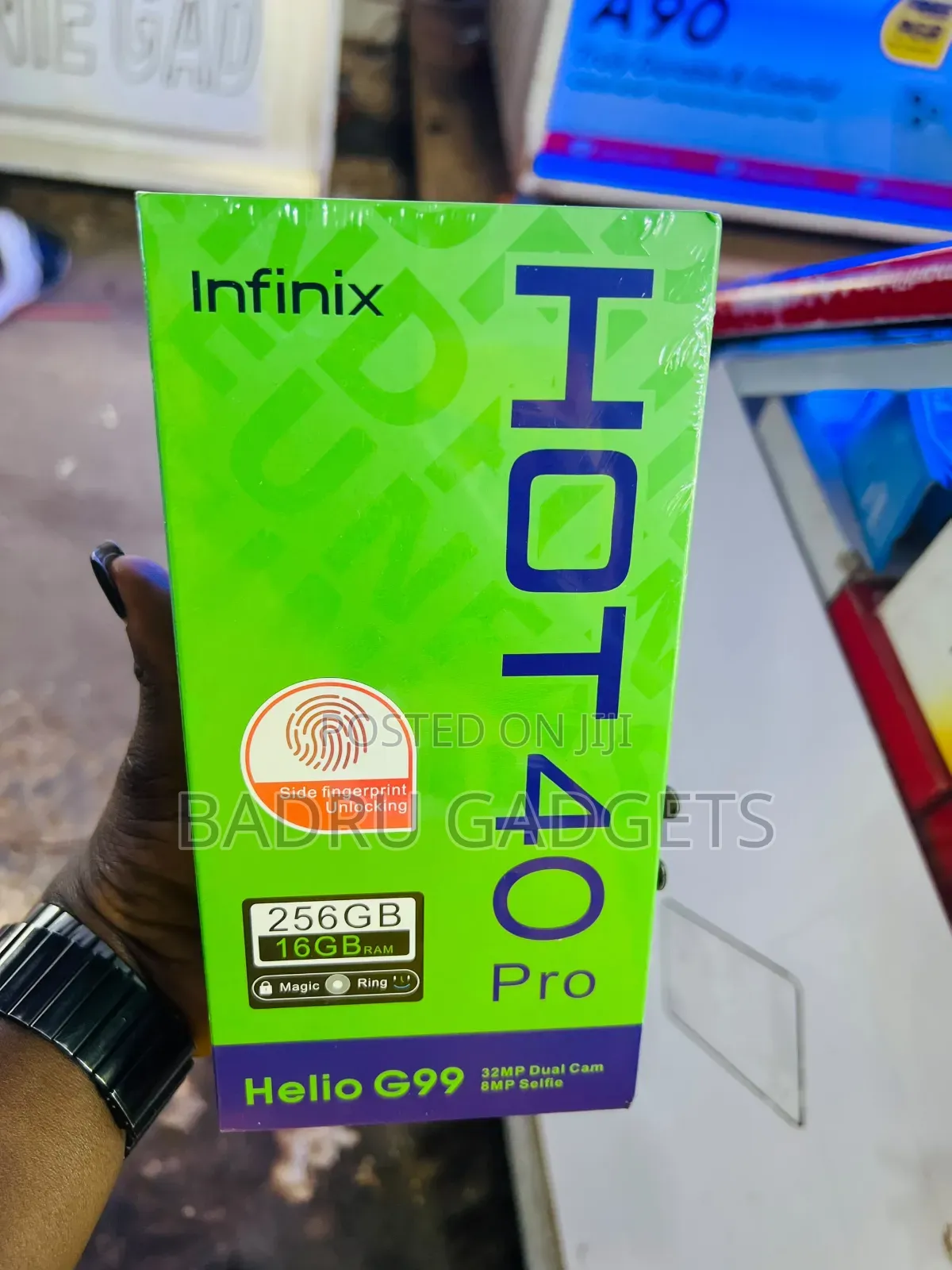 New Infinix Hot 40 Pro 256 GB Black