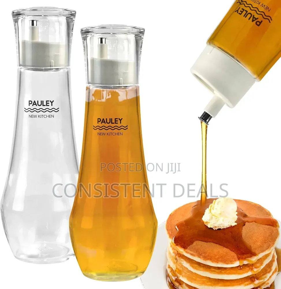 Syrup Dispenser Honey Pot With Lid Cup
