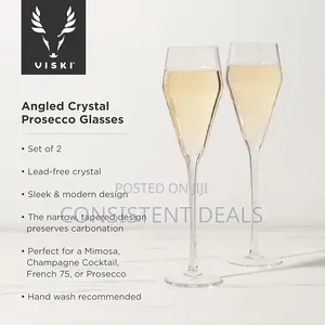 (12pcs) Sparkling Crystal Clear Long Stemmed Champagne Glasses