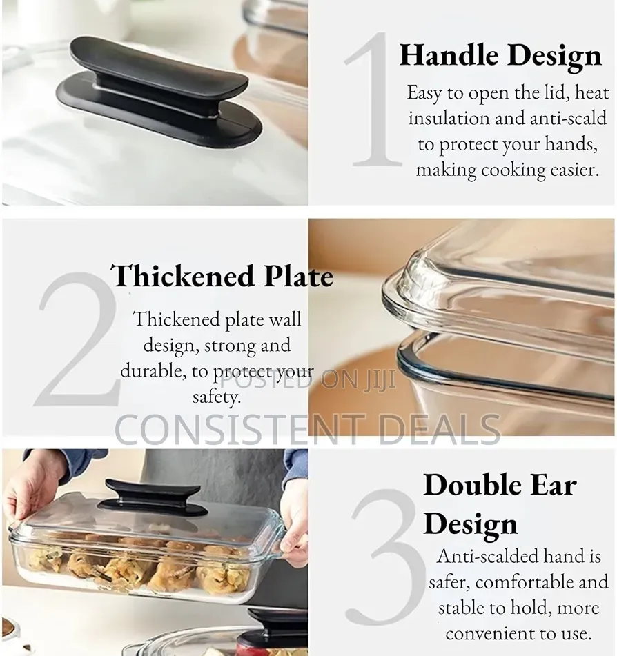 Rectangular Glass Baking Casserole
