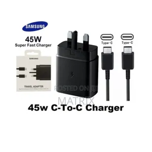 Samsung 45w Super Fast Charger – Usb Type-C Power Adapter
