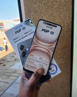 New Tecno Pop 10 64 GB Black