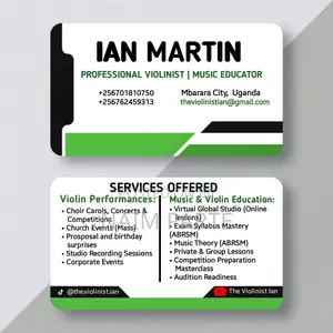 Professional Violinist Music Educator