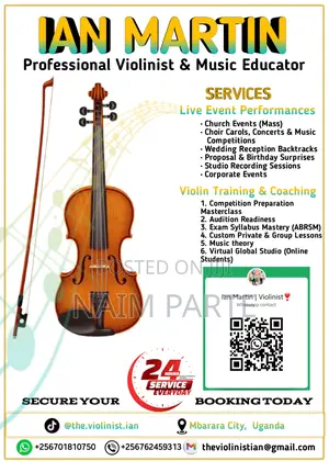 Professional Violinist Music Educator