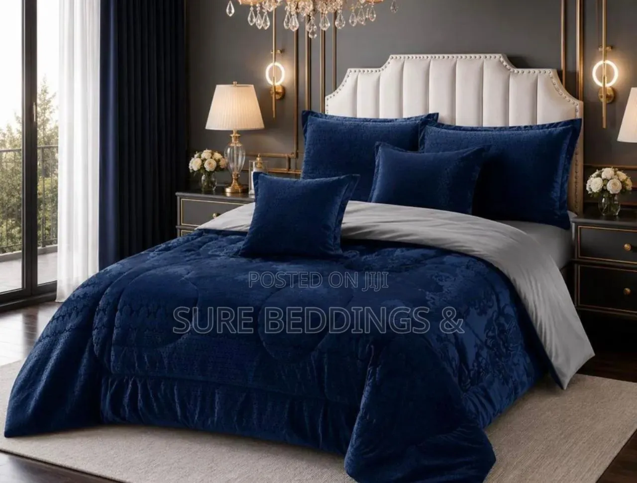 Tinku Royal Blue Duvet