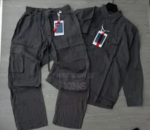 Safari Cargo Linen Set. Up and Down