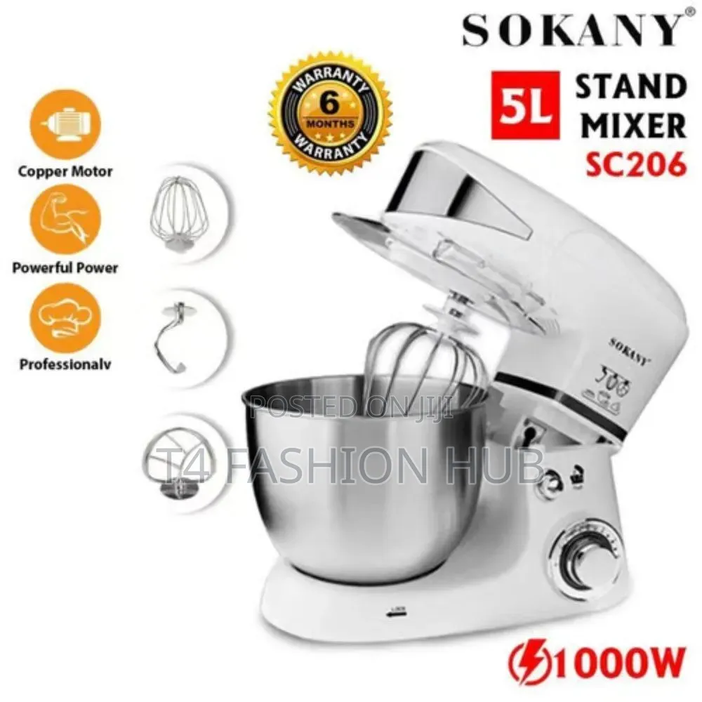 Powerful Stand Mixer 5 Liter 1000