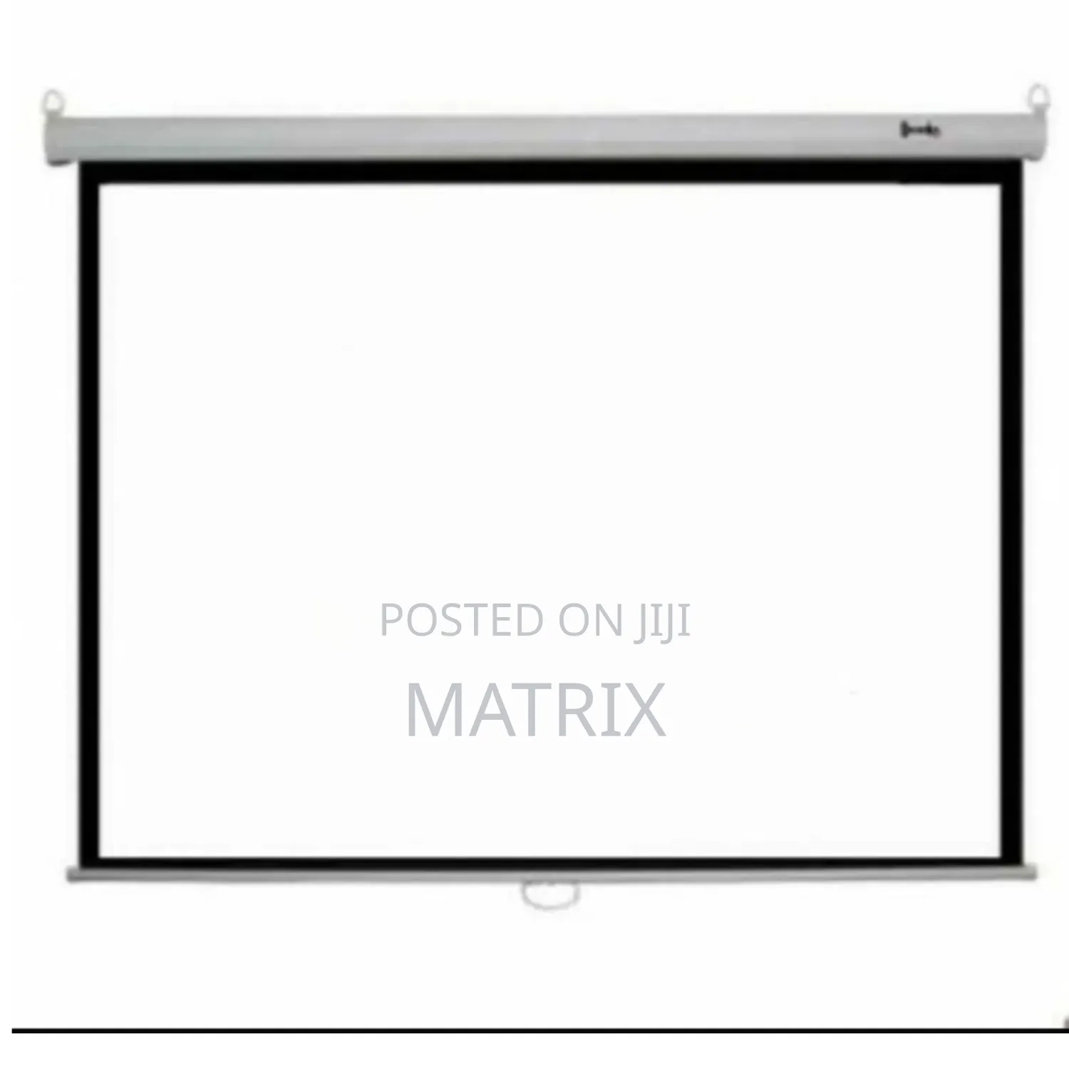 Projector Screen Manually Pulled Down