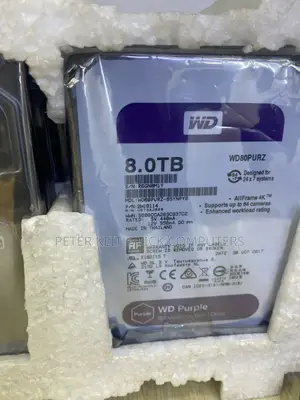 Western Digital 8.0tb Surveillance HDD Is Designed for 24/7 DVR NVR