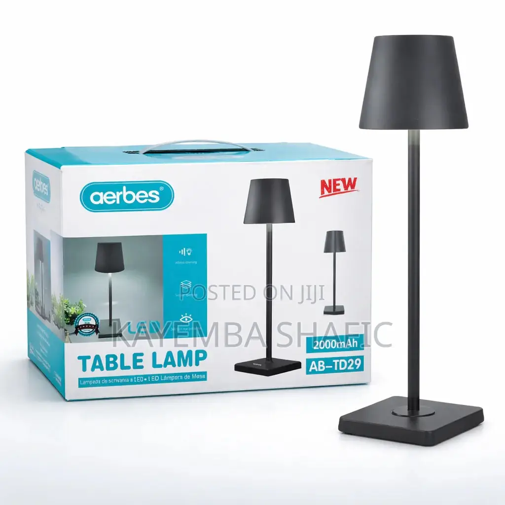 Aerbes Cordless Led Table Lamp Rechargeable Touch Lamp