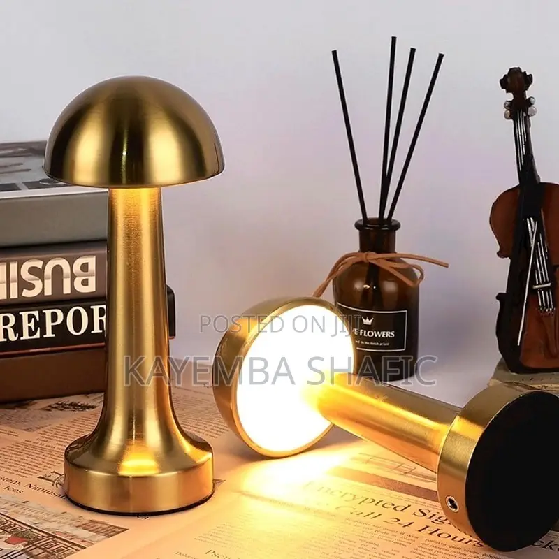 Aerbes Ab-Td26 Rechargeable Cordless Mushroom Led Table Lamp