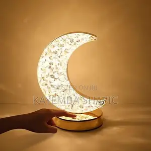Aerbes Ab-Td37 Rechargeable Led Crystal Moon Table Lamp
