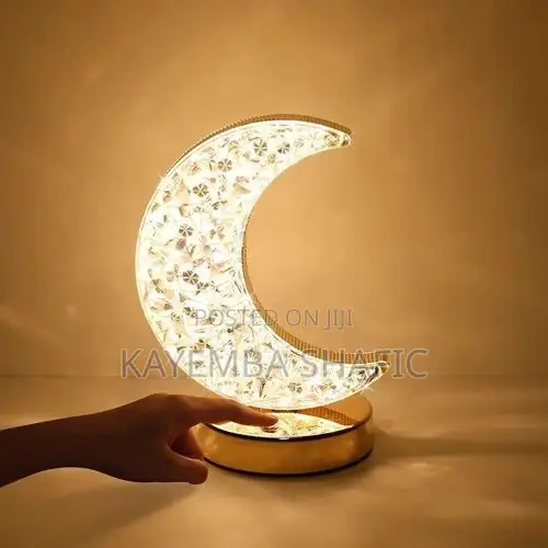 Aerbes Ab-Td37 Rechargeable Led Crystal Moon Table Lamp