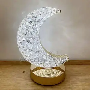 Aerbes Ab-Td37 Rechargeable Led Crystal Moon Table Lamp