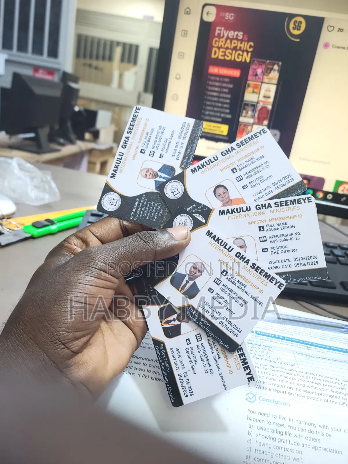 Plastic Id Printing .