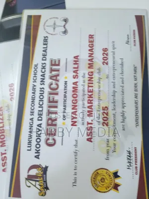 Certificate Designing and Printing.