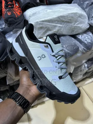On Running Cloudwander Waterproof Sneakers in a Glacier/Eclipse