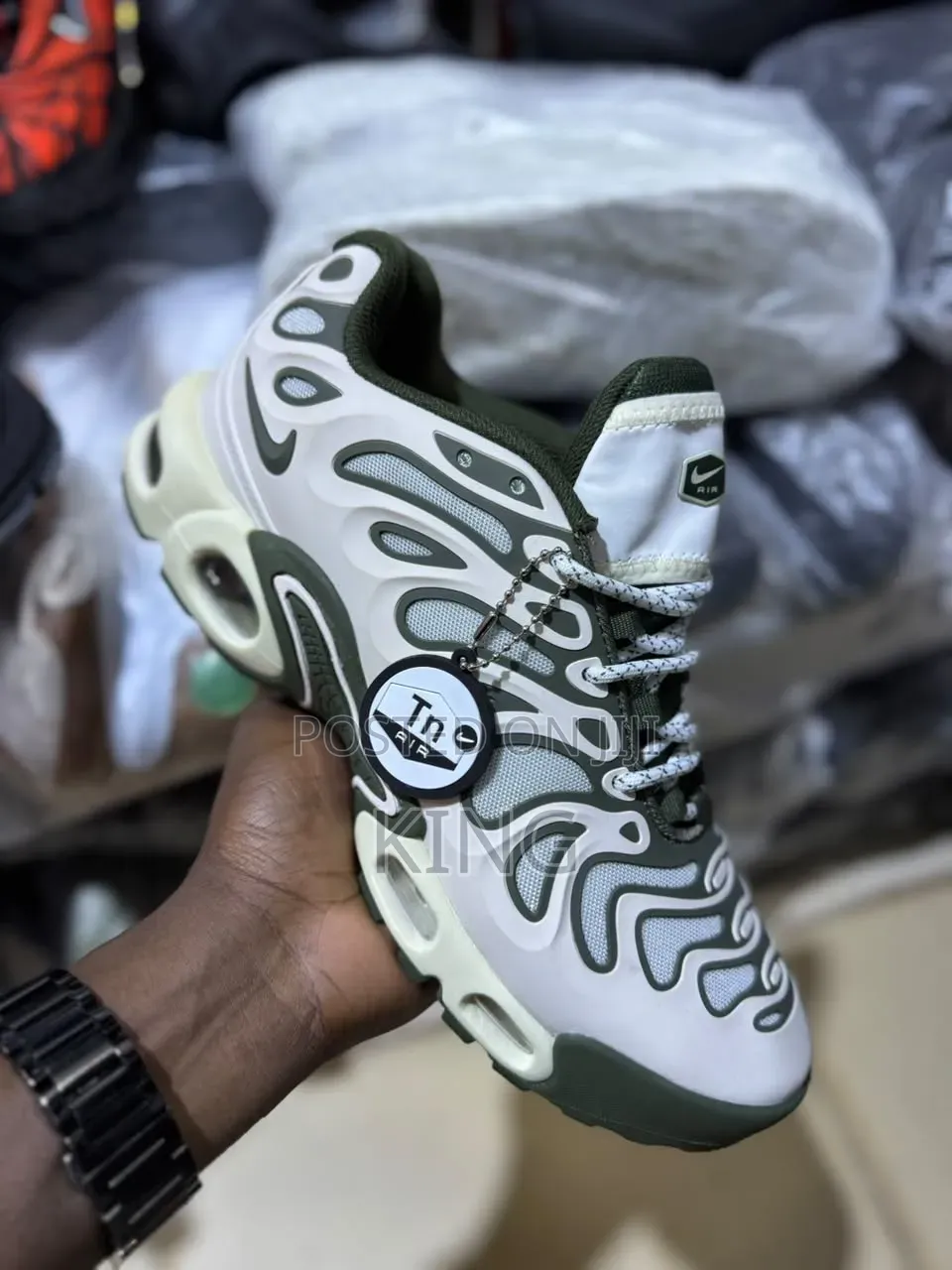 Nike Air Max Plus "Terrascape" Sneakers in a "Medium Olive"