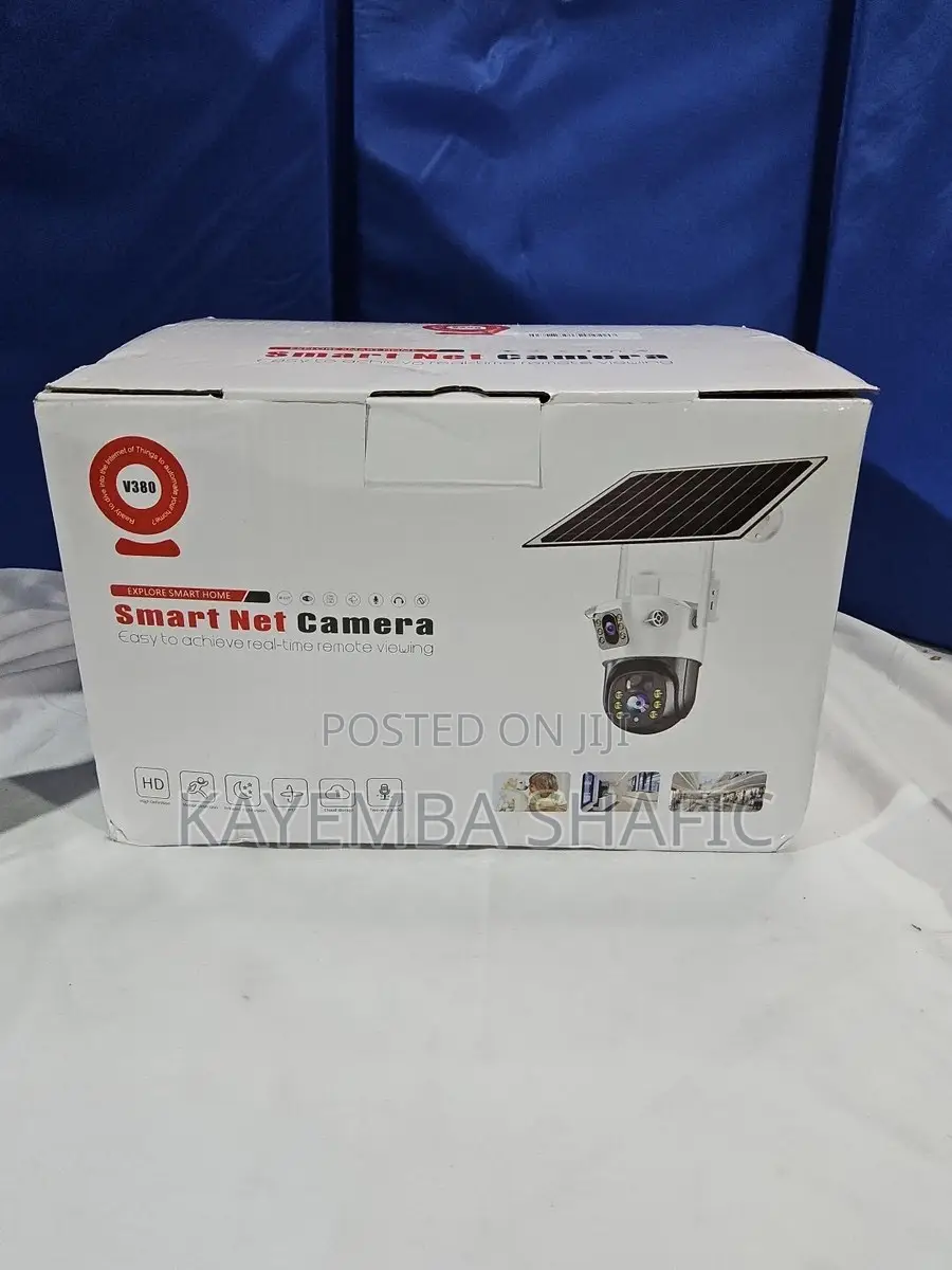 V380 Smart Net Solar Powered Wireless PTZ Outdoor Security Camera