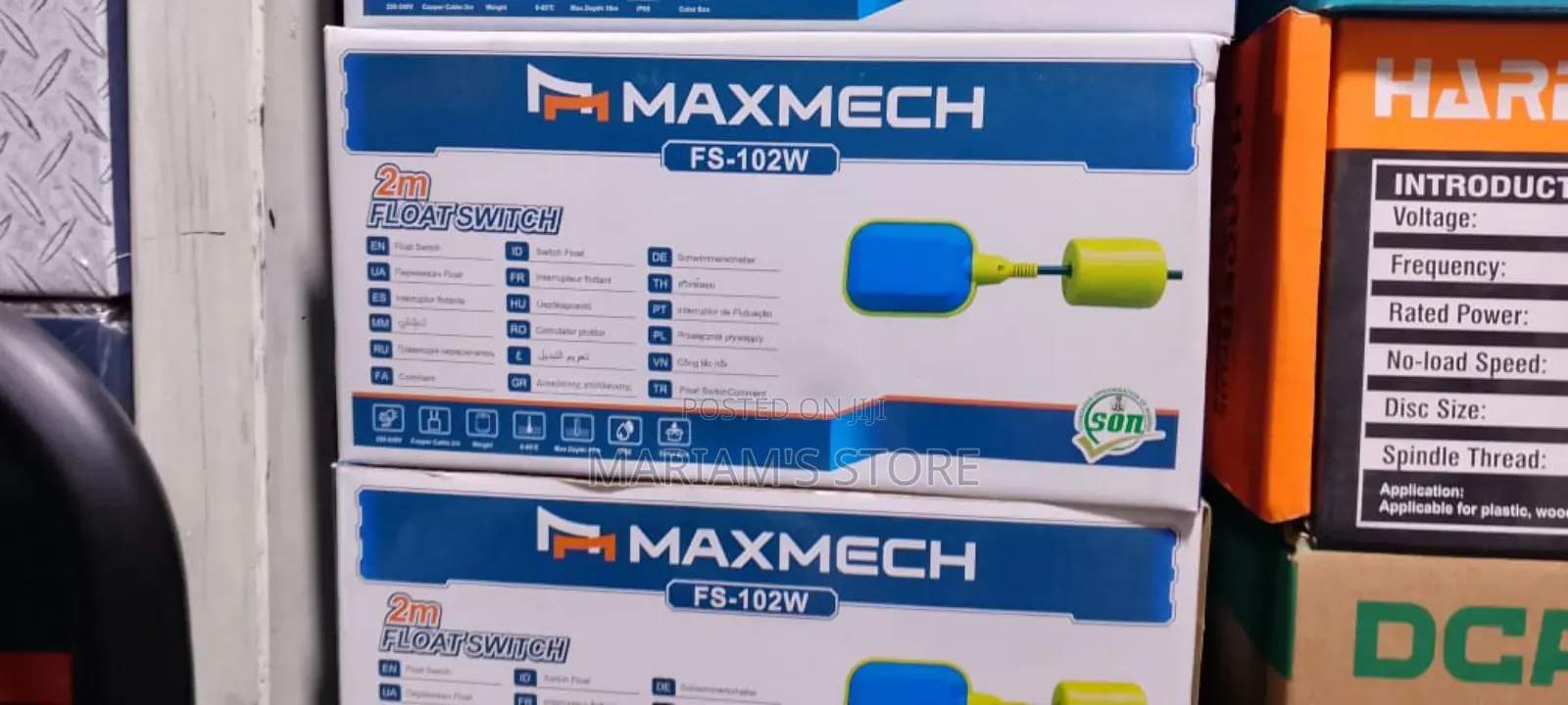 Maxmech Float Switch for Automatic Water Level Control in Tank.