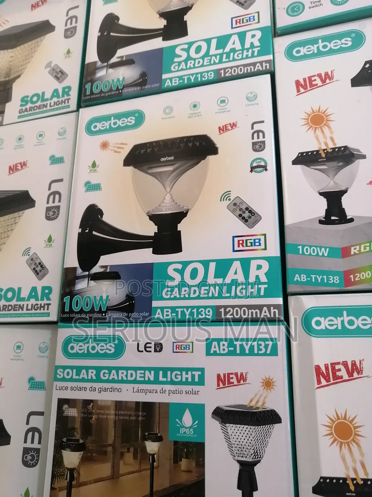 Solar Garden Light Is a 100w Waterproof Outdoor Lamp