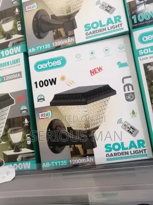 Solar Garden Light Is a 100w Waterproof Outdoor Lamp