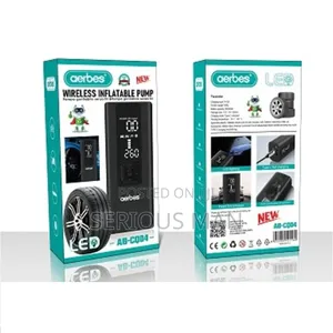 Aerbes Ab-Cq06 Wireless Rechargeable Car Tire Inflation Pump.
