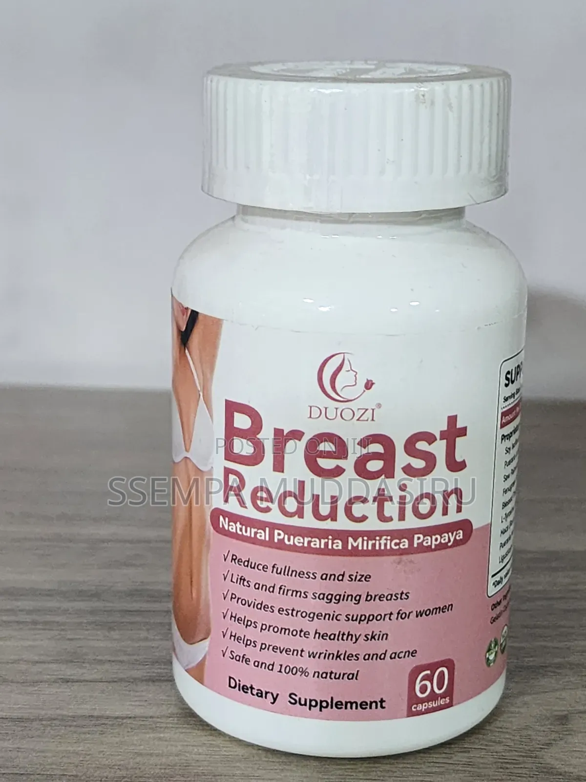 Breast Reduction Dietry Supplement 60 Capsules
