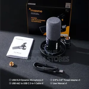 Maono Pd300x, a Dynamic Podcast Microphone