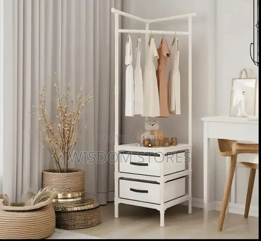 Corner Clothing Rack