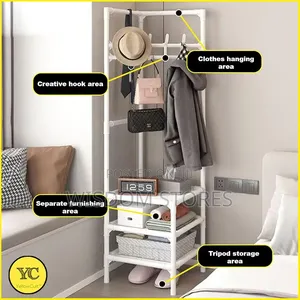 Corner Clothing Rack