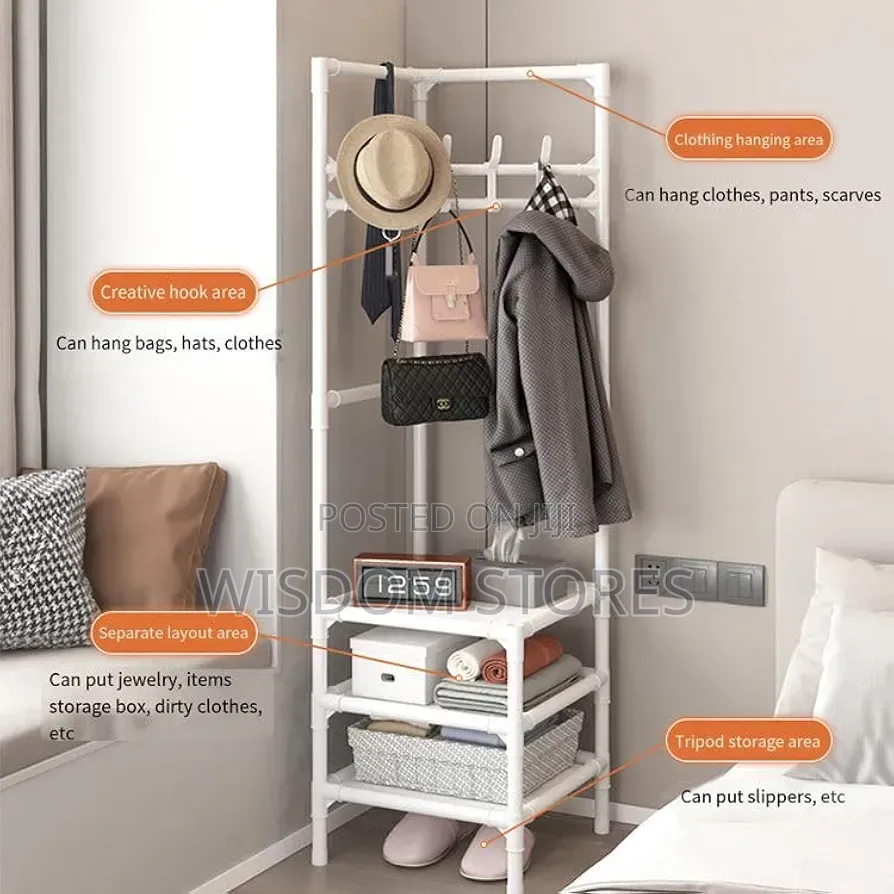 Corner Clothing Rack
