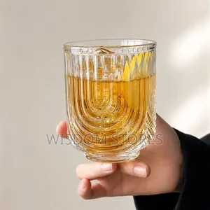 U - Shaped Whiskey/ Glass Cup (350ml) - At DZN