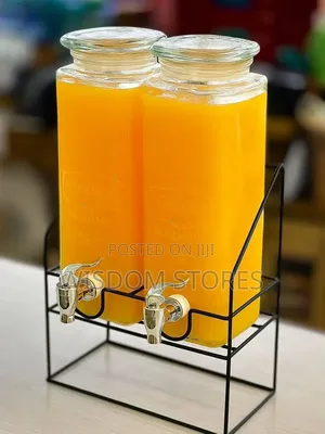 2.2l X 2 Glass Juice Dispenser