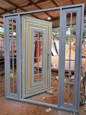 Metallic Modern Doors