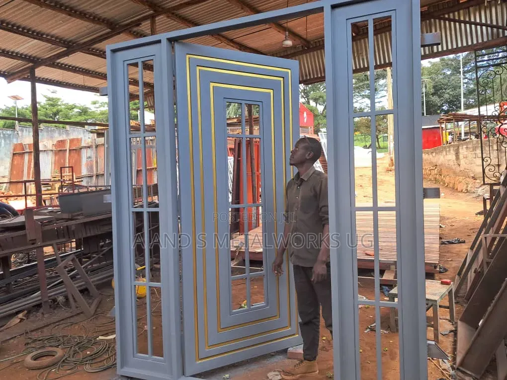 Metallic Modern Doors