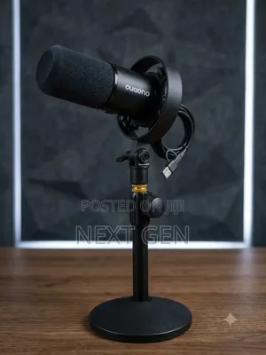 Heavy-Duty Adjustable Table Mic Stand – Universal Fit