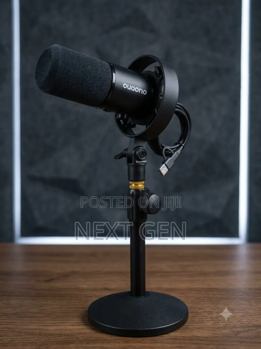 Heavy-Duty Adjustable Table Mic Stand – Universal Fit