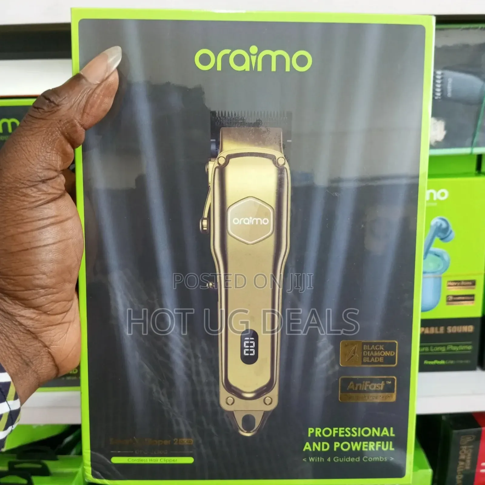 Oraimo Smart Clipper 2 Professional Hair Clipper Rechargeable - Gold